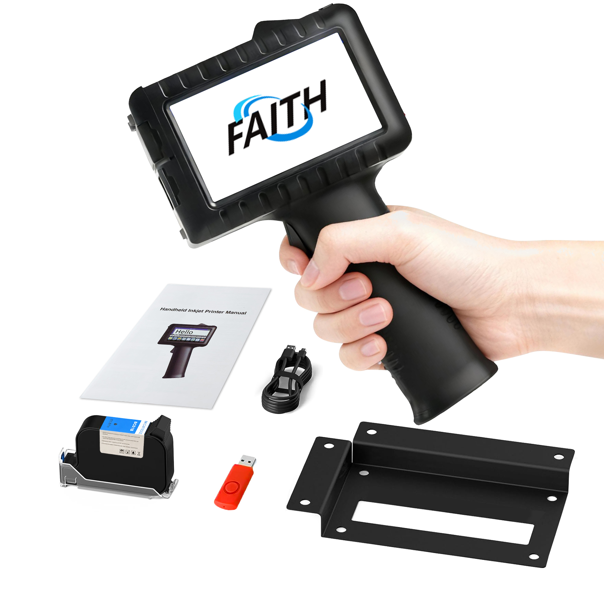 Best Price Handheld Inkjet Production Printer Intelligent Coding Machine Production Date Price Tag Number Digital Graphics logo